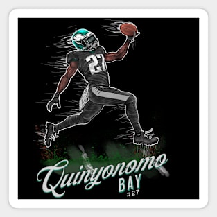 Quinyonomo Bay: Lockdown Rookie - Quinyon Mitchell Illustration Magnet